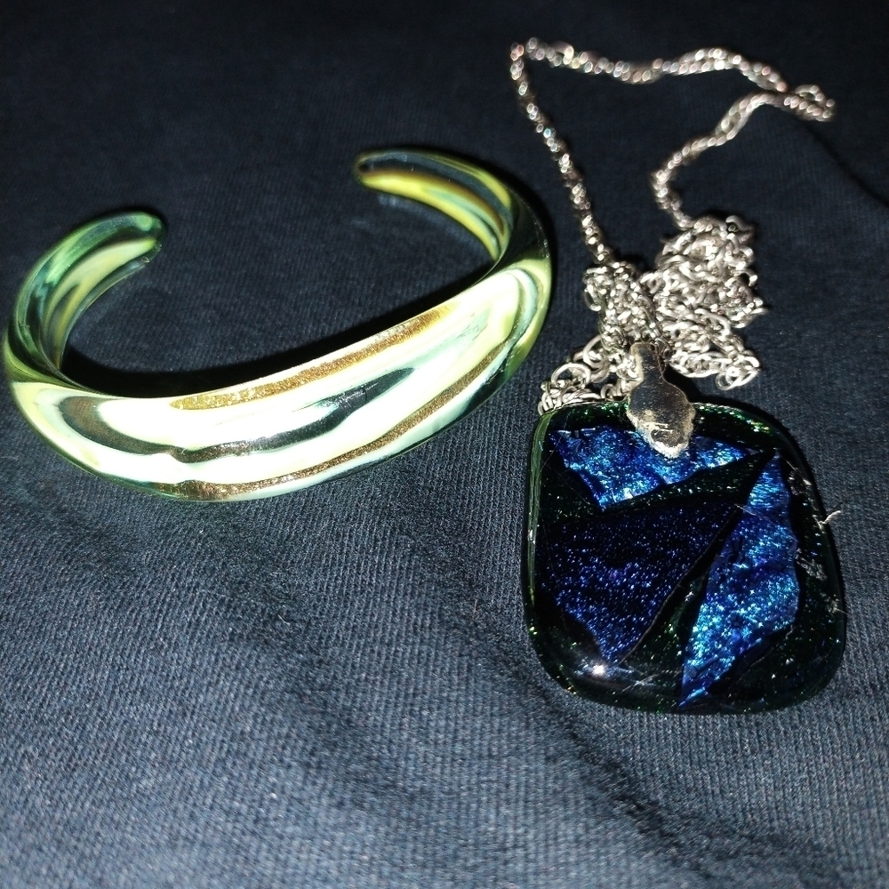Vintage glass jewelry - Picture 3 of 8